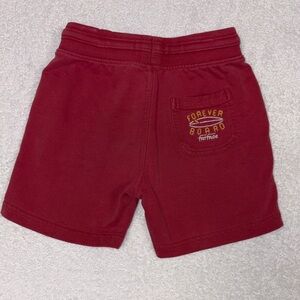 Fat Face washed red surf board pocket sweat shorts boys 5/6